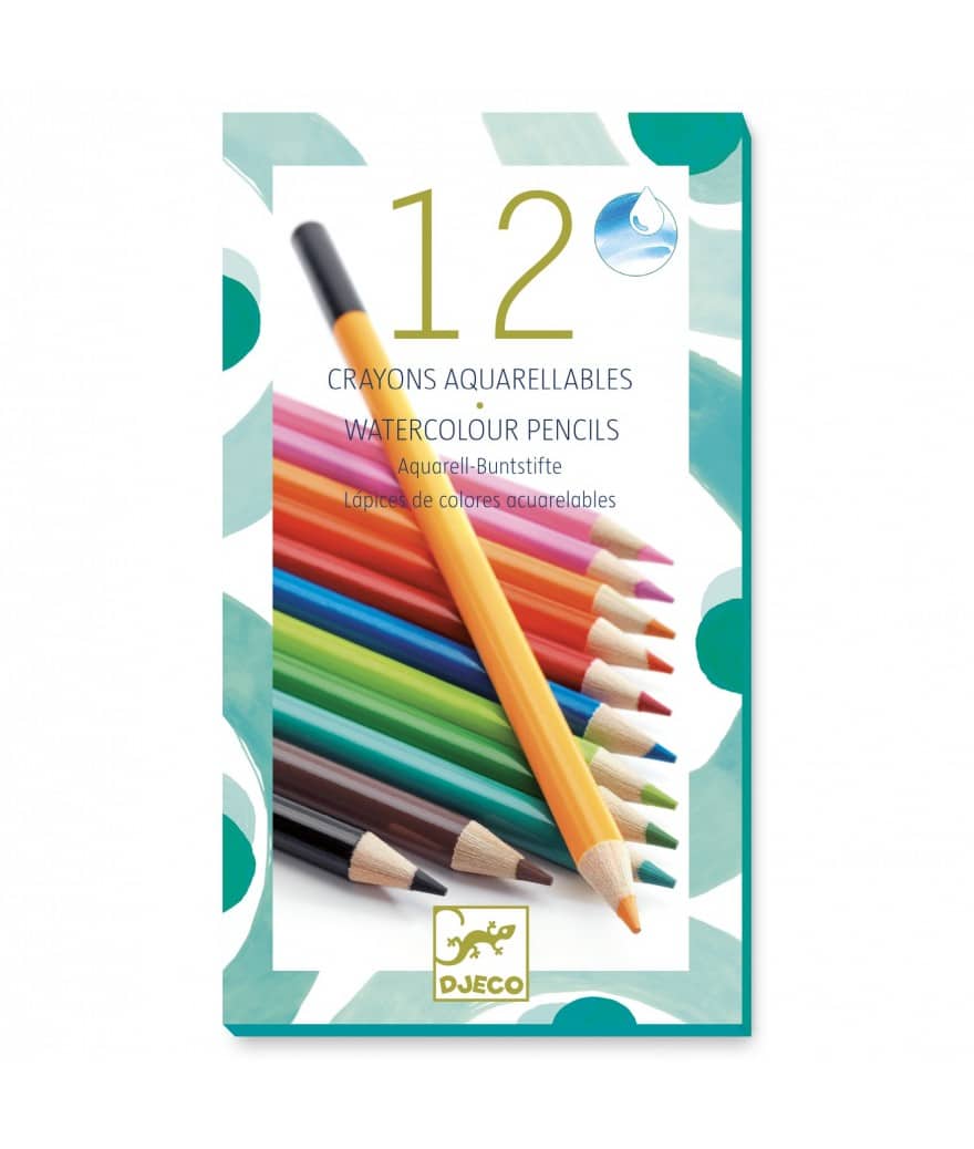 12 aquarel potloden