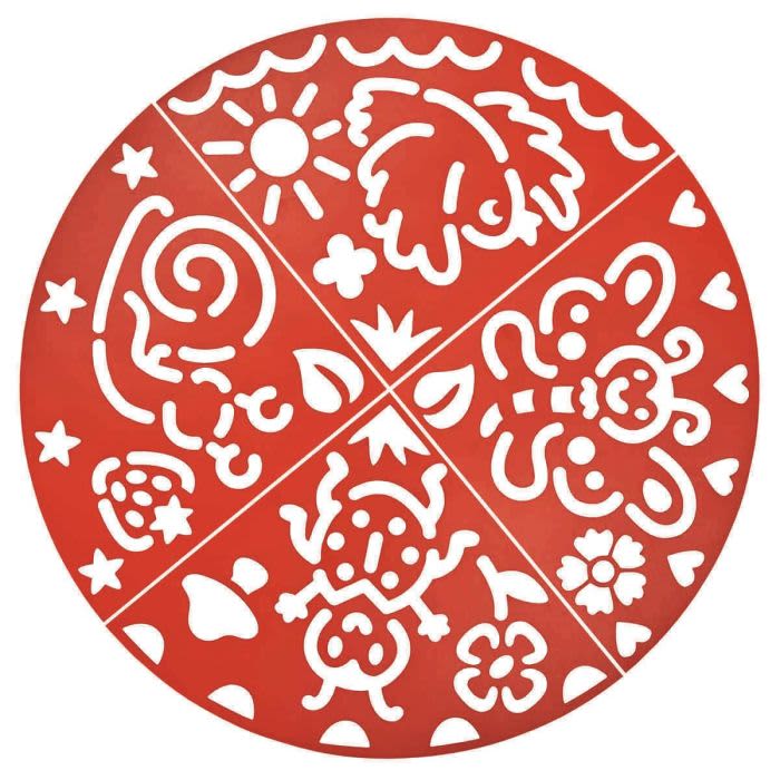 glitter stoepkrijt en sjablonen