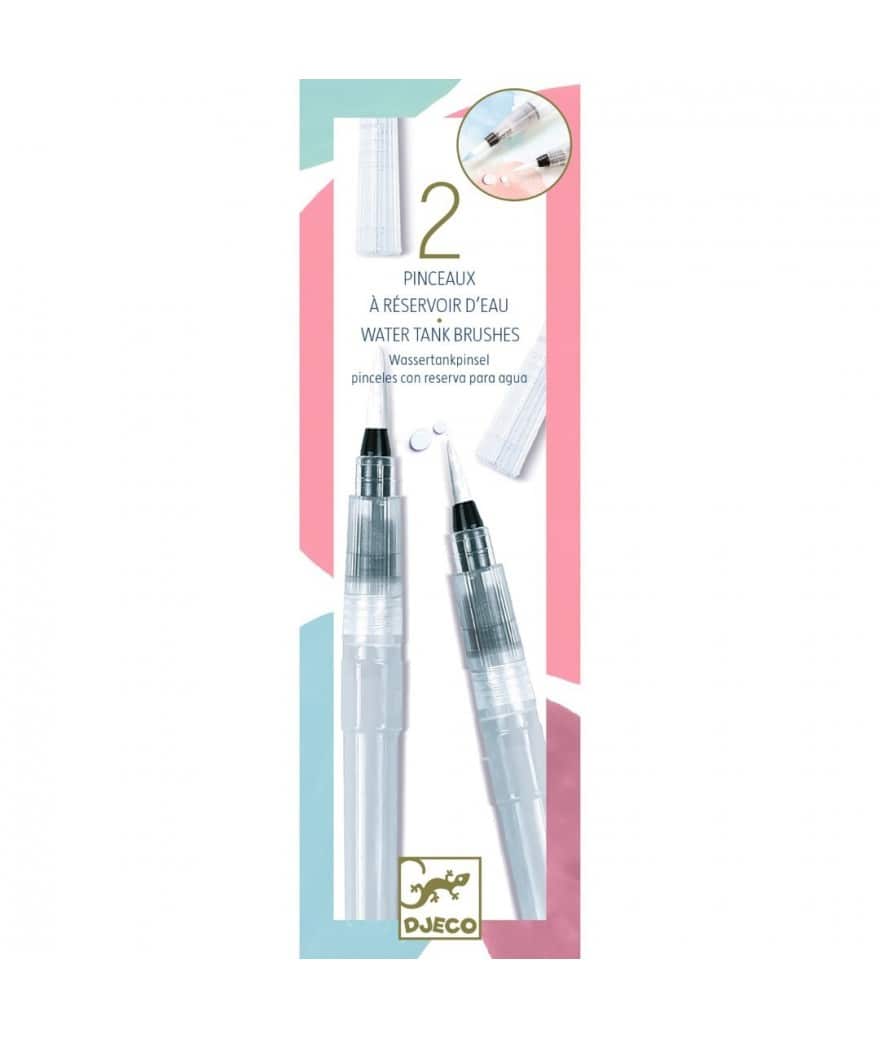 set van 2 waterpenselen