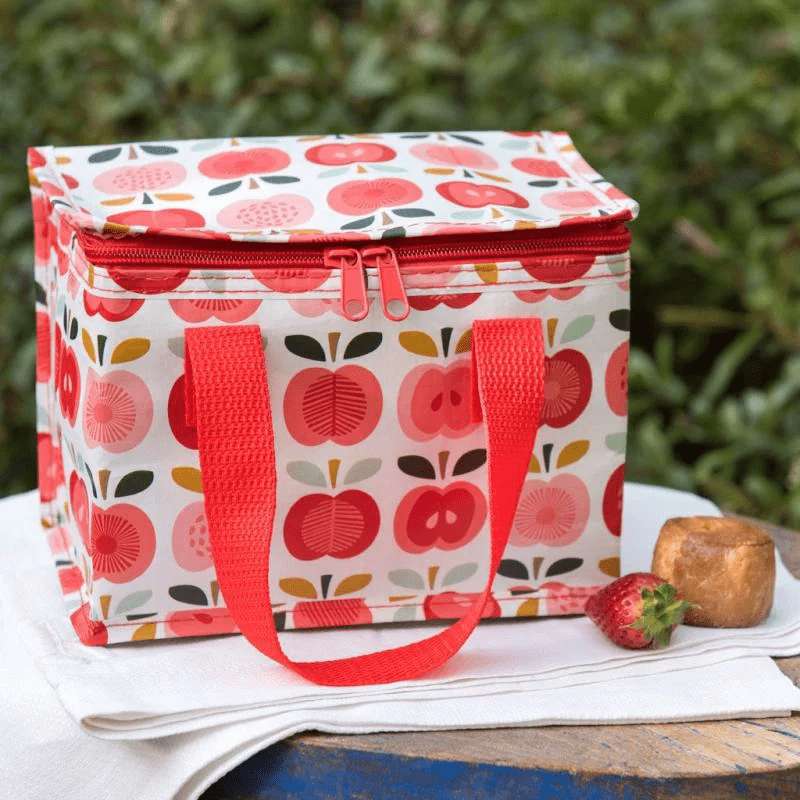 insulated lunch bag vintage apple