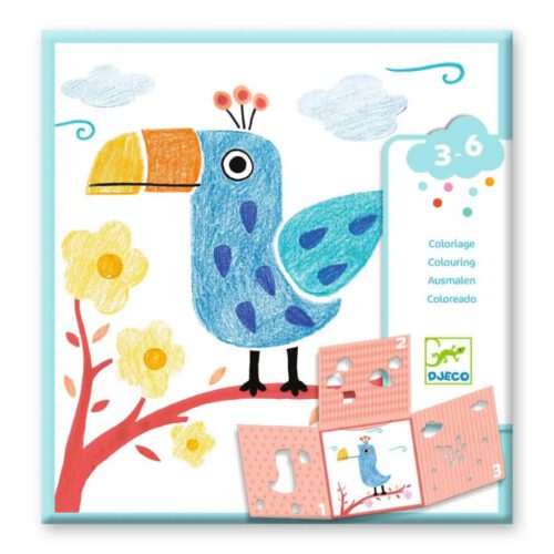 sjablonen kleuren in 3 stappen