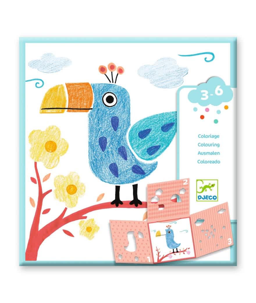 sjablonen kleuren in 3 stappen