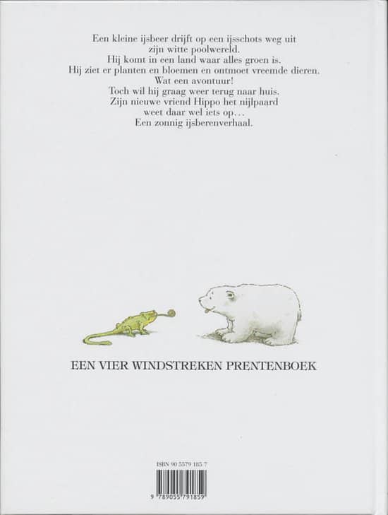 prentenboek: een ijsbeer in de tropen 4+