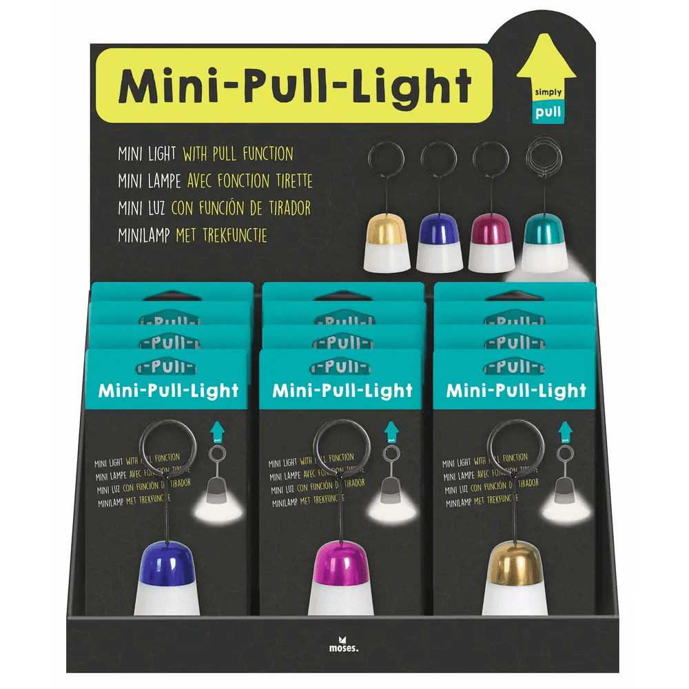 mini treklampje sleutelhanger 4 assorti