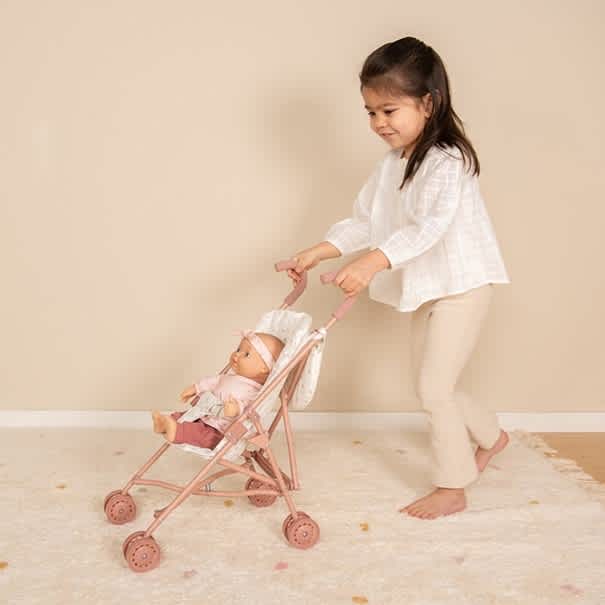 little dutch poppenbuggy white meadows