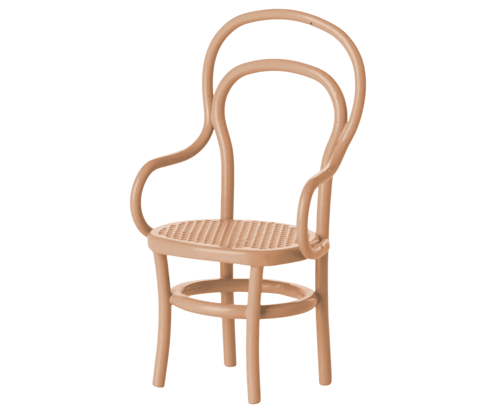 maileg vintage chair, mouse dark powder 8,5cm