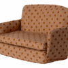 maileg sofa bed, mouse dots 11cm