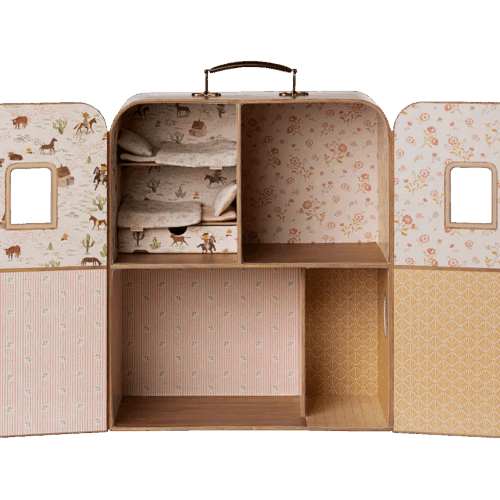 maileg suitcasa, little brother and sister mouse