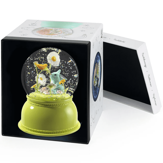 djeco sneeuwbol nachtlampje lapin konijntje