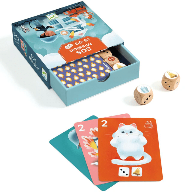 djeco dobbelspel sos mission 5 99 jaar