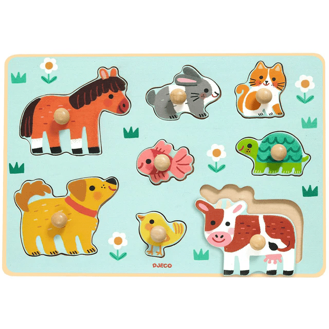 djeco legpuzzel dog'n'co +12m