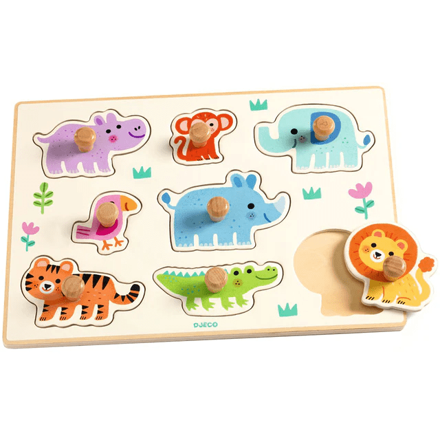 djeco legpuzzel hippo'n'co +12m