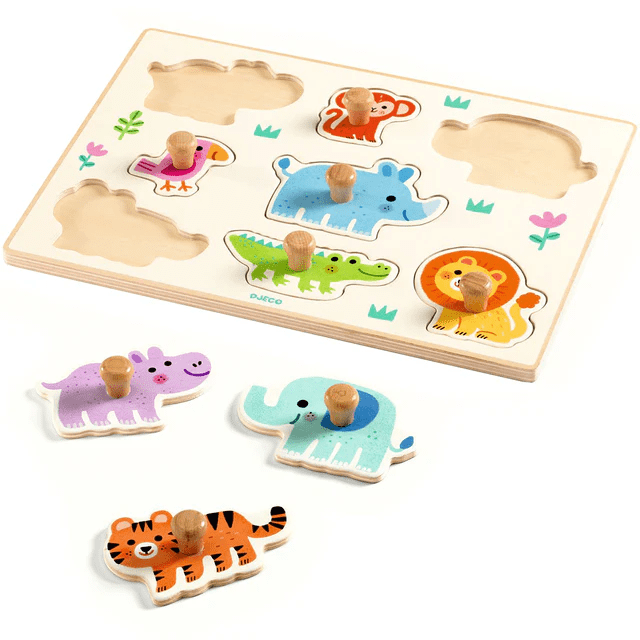 djeco legpuzzel hippo'n'co +12m
