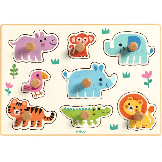 djeco legpuzzel hippo'n'co +12m