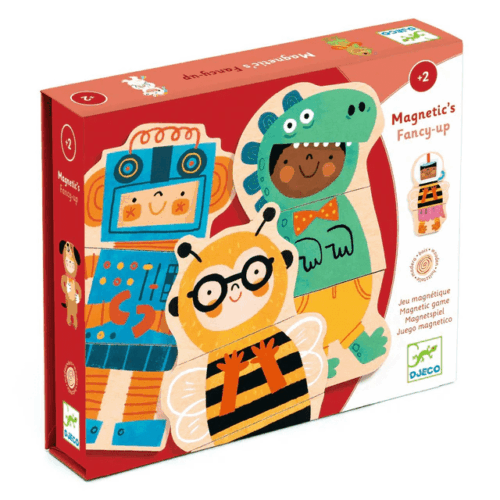 djeco houten magnetisch verkleden 24 stuks 2+