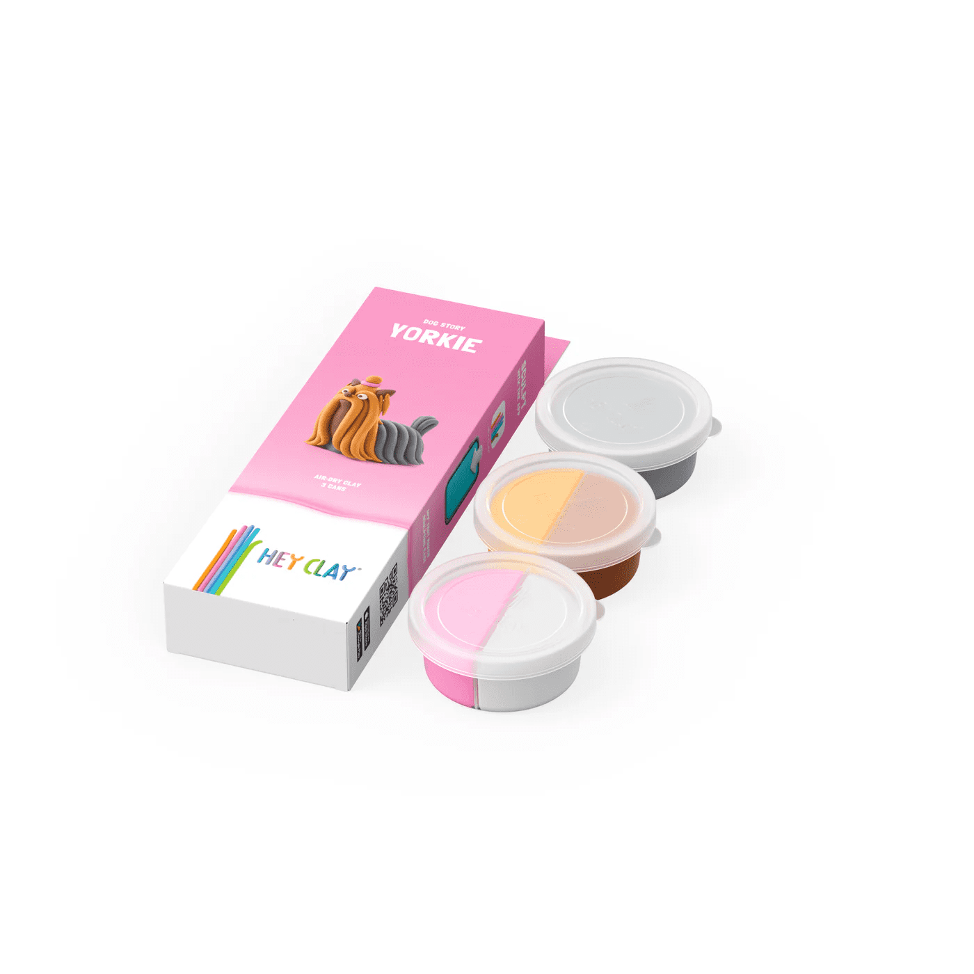 hey clay dog story yorshire terriër 3 cans