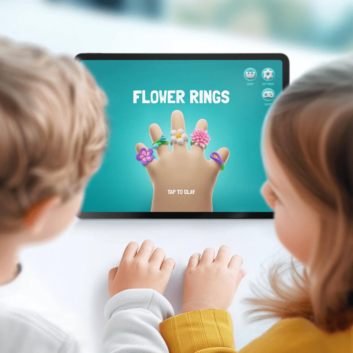 hey clay bijou flower rings 3 cans