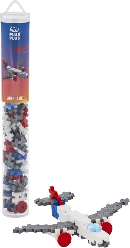 plus plus tube airplane vliegtuig 100pc