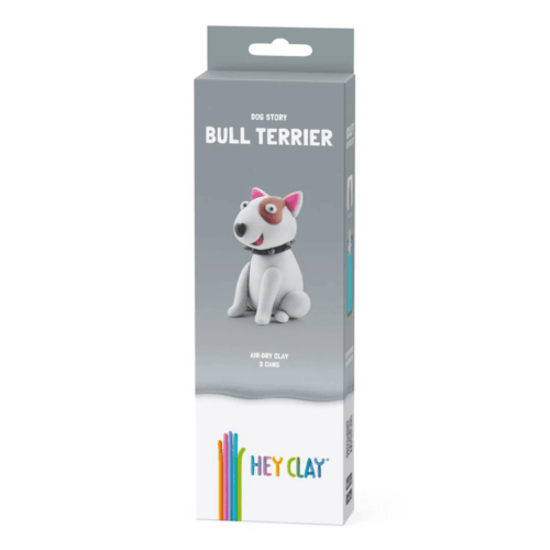 hey clay dog story bull terriër 3 cans