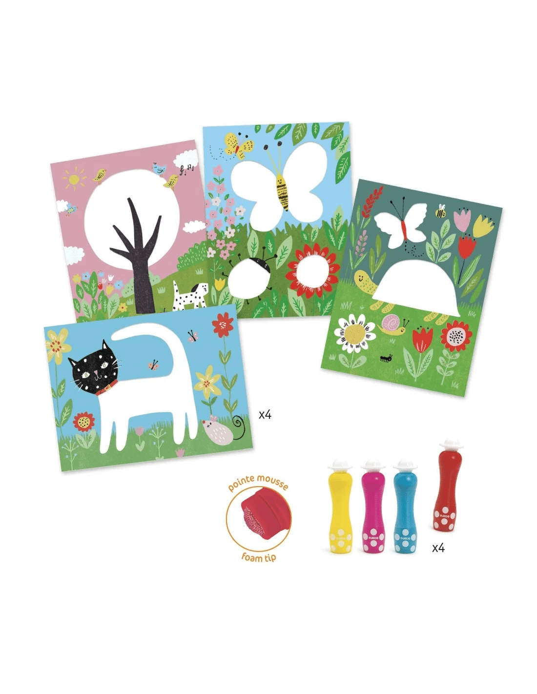 djeco eerste kleurdoos tekenen met stippen +18m