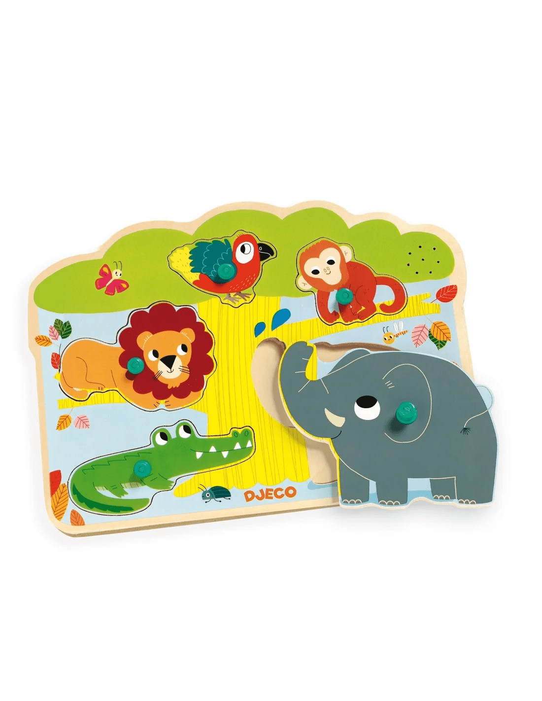 djeco puzzel met geluid baobab +12m