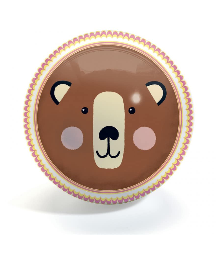 speelbal bal beer en vos groot 22 cm