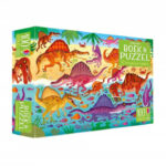 usborne boek, stickers & puzzel dinosaurussen