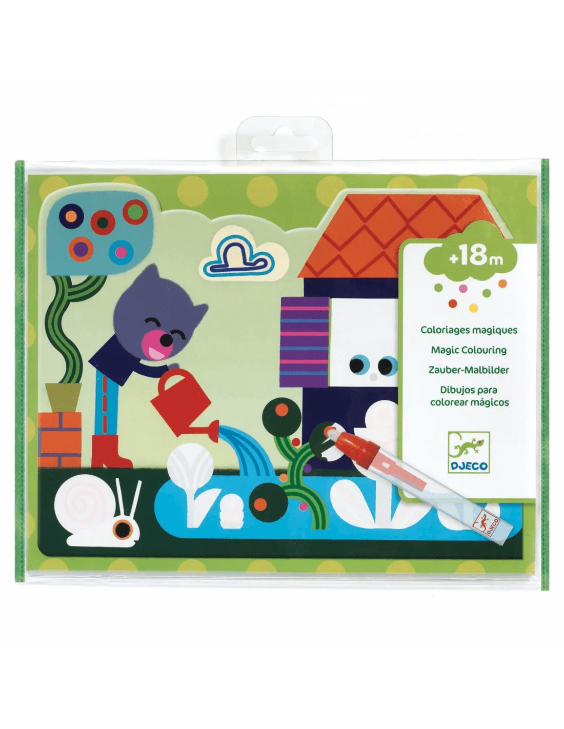 djeco magisch kleuren in de tuin +18m