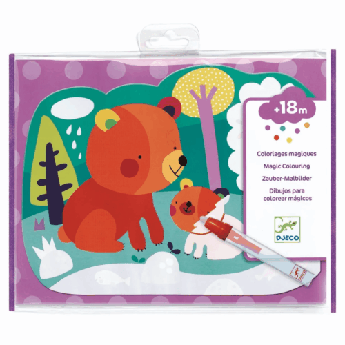 djeco magische kleurplaten in het bos