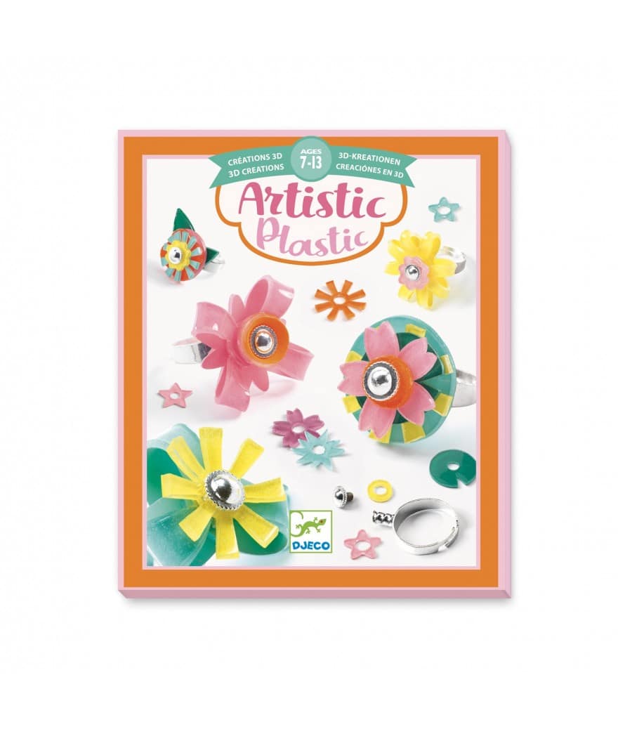 djeco artistic plastic ring collection