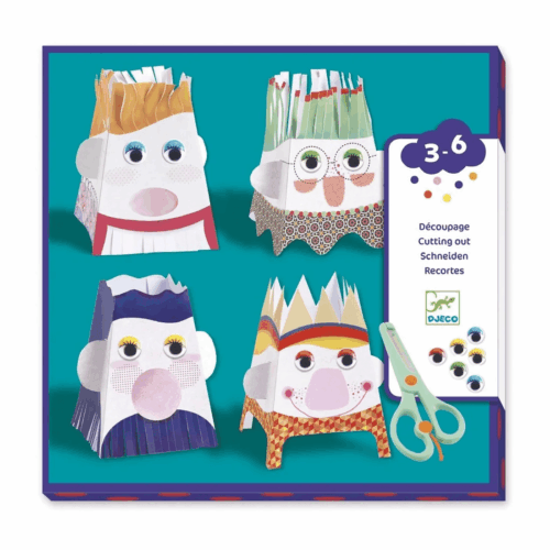 djeco knutselset knip knip poppetjes maken 3 6 jaar