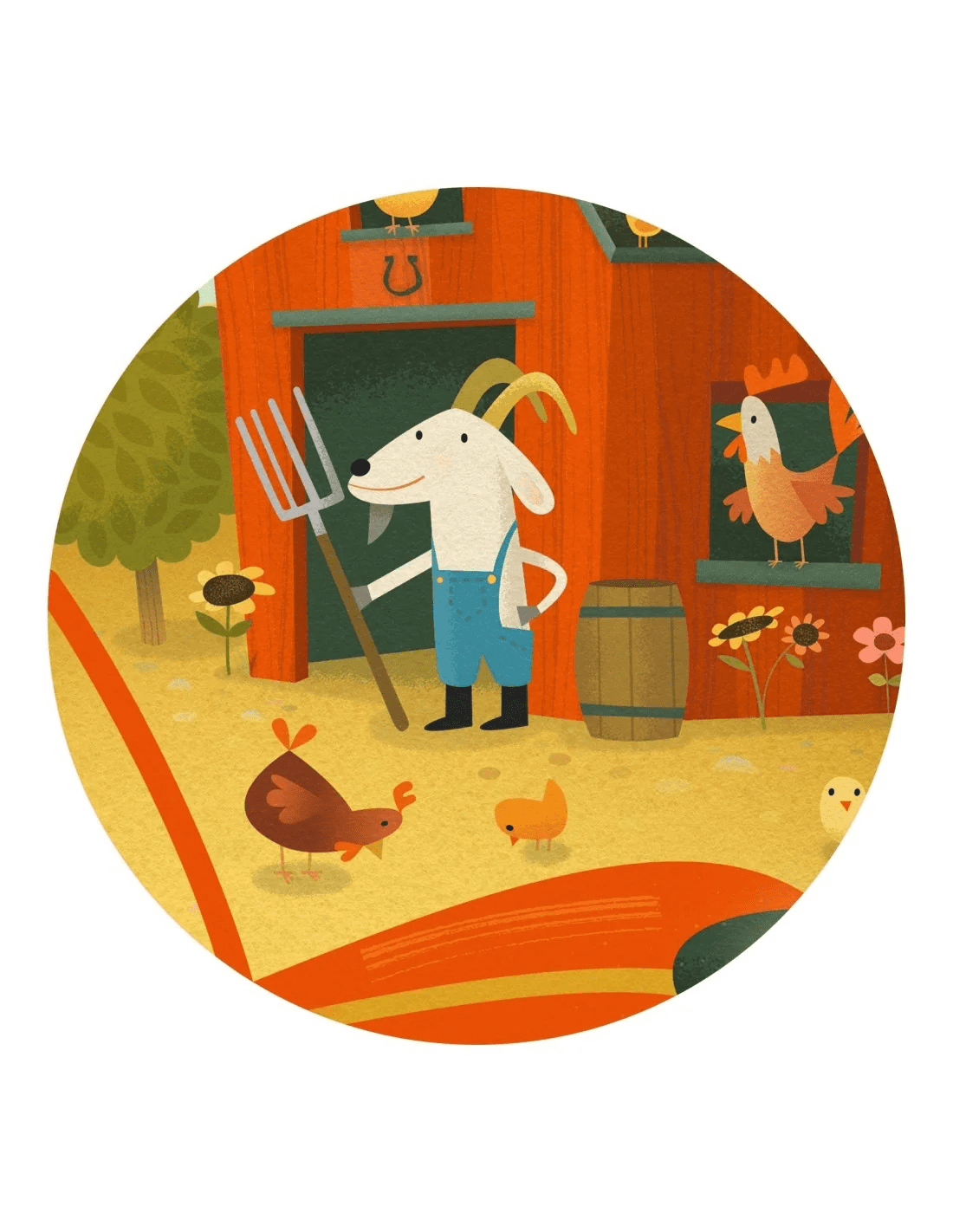 djeco silhouette puzzel trekker