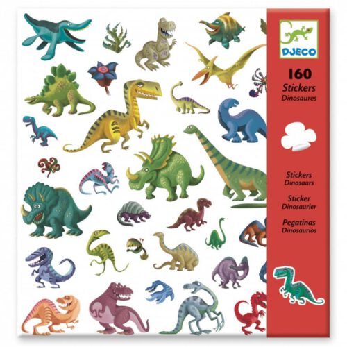 djeco papieren stickers dinosaurussen