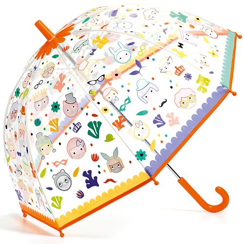 djeco paraplu gezichten magische kleuren