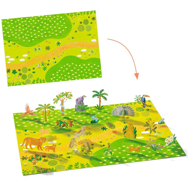 djeco stickers om rechtop te zetten dieren 3 6 jaar