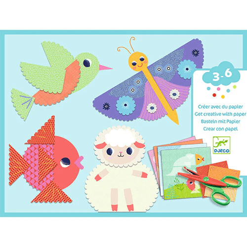 djeco knutselset kartelranden knippen 3 6 jaar