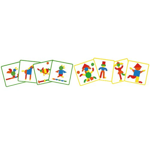 djeco magnetisch houten spel geoforme box +4