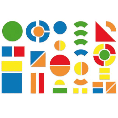 djeco magnetisch houten spel geoforme box +4