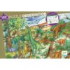 djeco observation puzzle dinosaurus 100 pcs 5+