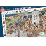 djeco observation puzzle kasteel 100 pcs 5+