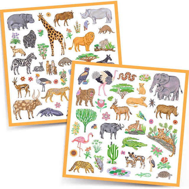 djeco stickers kenia 160 stuks 4 7 jaar