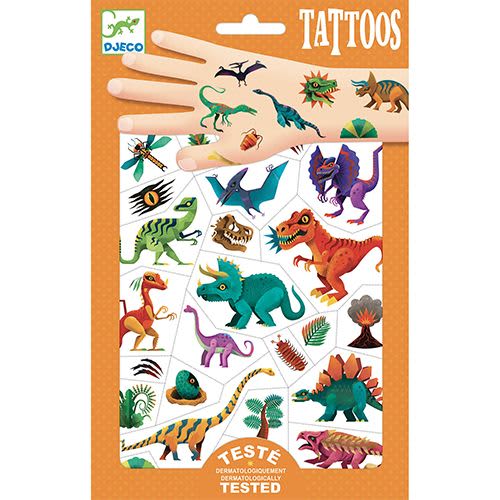 djeco tattoos dinosaurussen