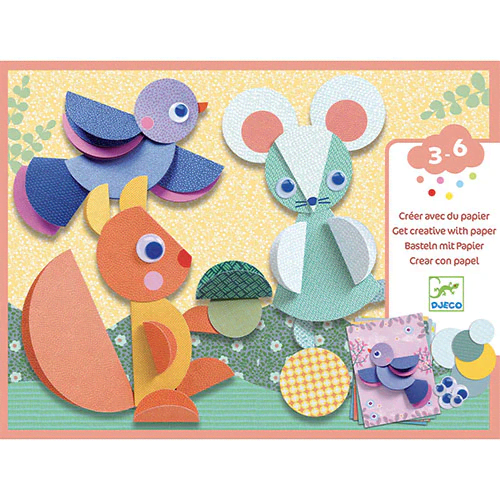 djeco knutselset rondjes knippen 3 6 jaar