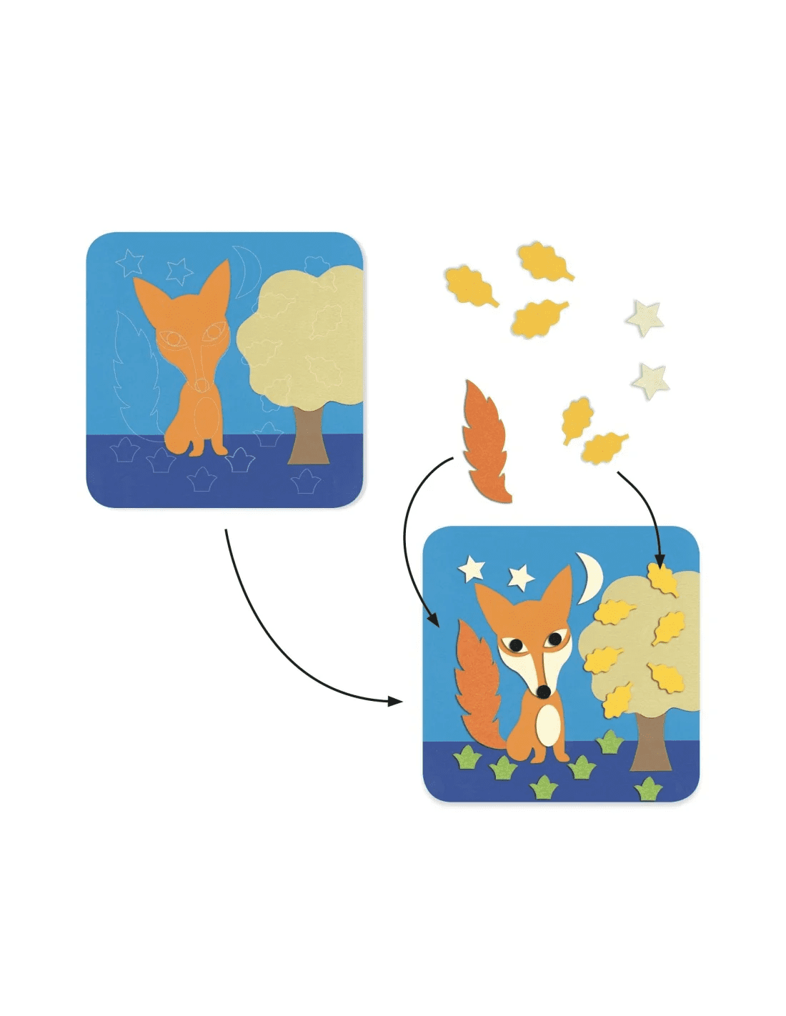 djeco vilt schilderijen lieve natuur 3 6 jaar