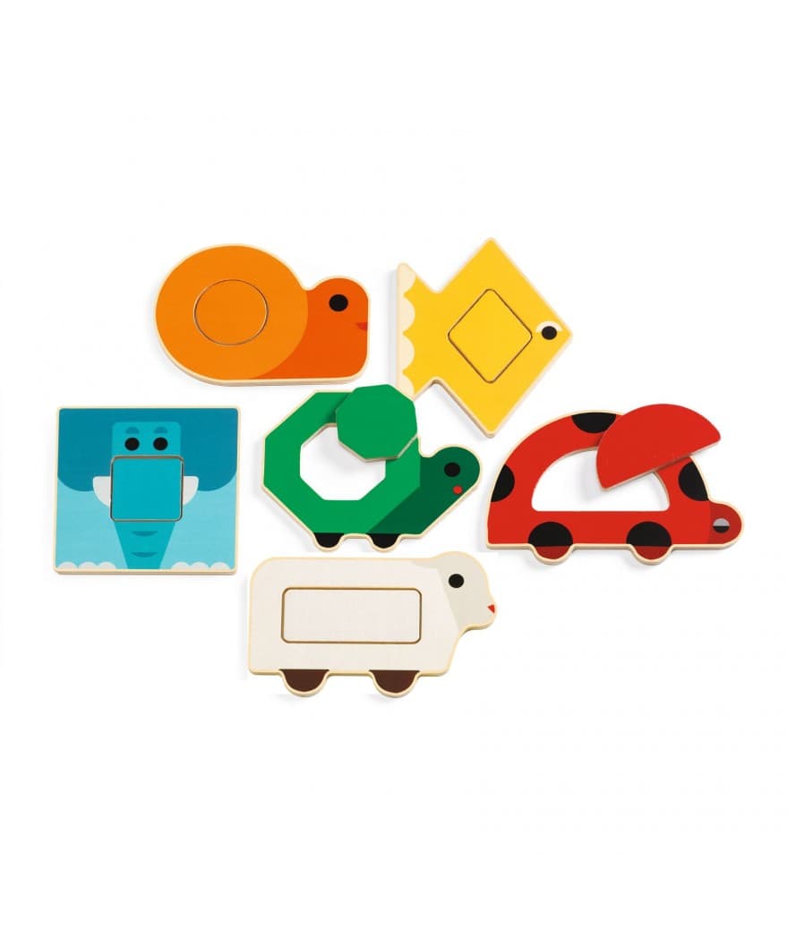 houten puzzel duo basic