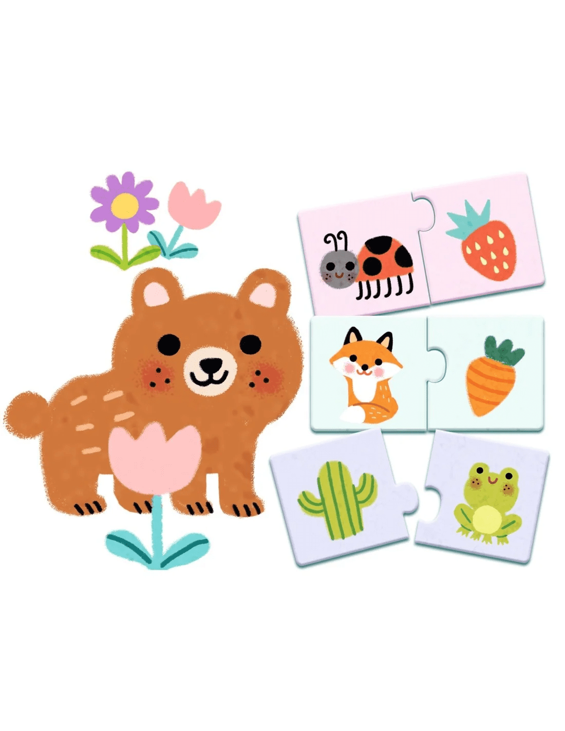 djeco puzzel duo kleuren 2+