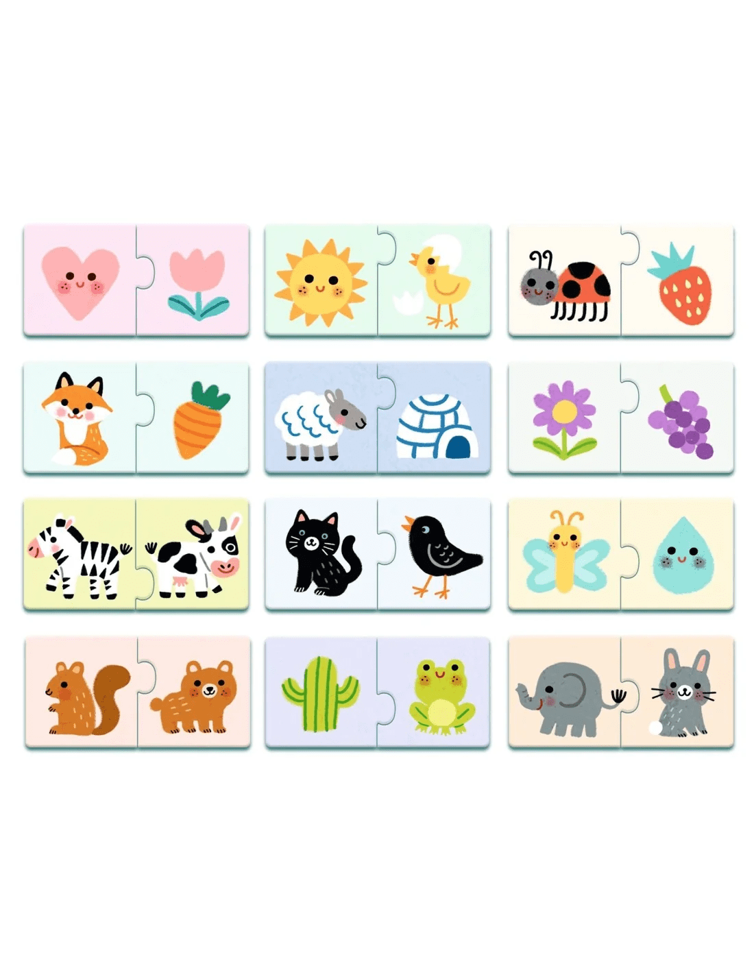 djeco puzzel duo kleuren 2+