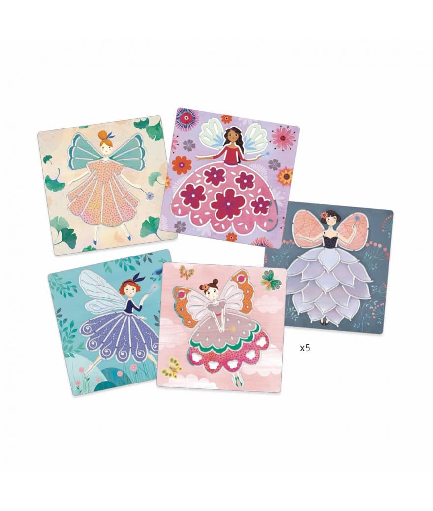 djeco sjablonen fairies