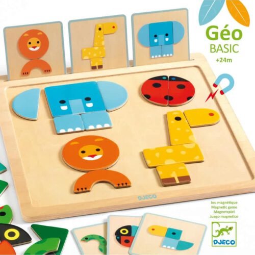 djeco magnetisch houten spel geobasic
