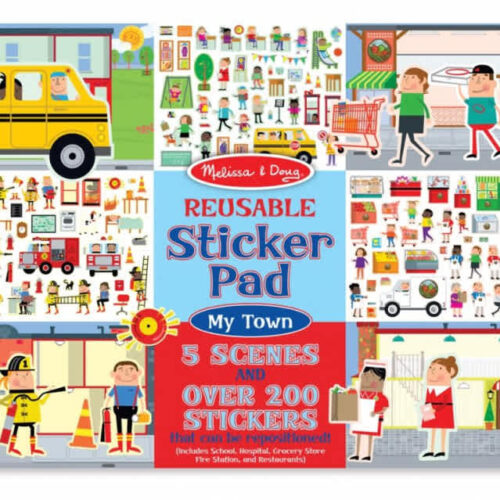 herbruikbaar stickeren mijn stad